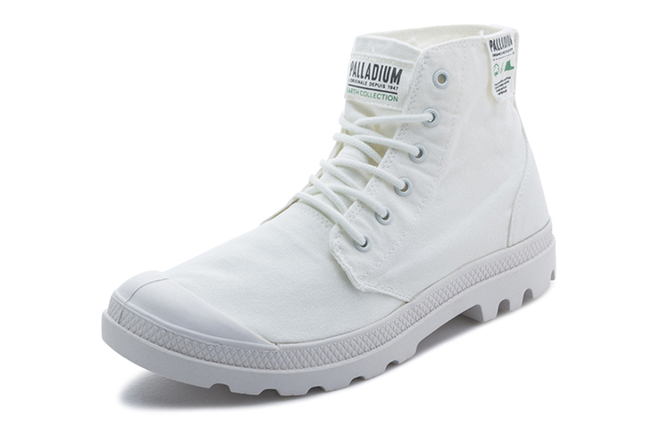 Order 帕拉丁 Pampa 简約高筒帆布鞋 白色