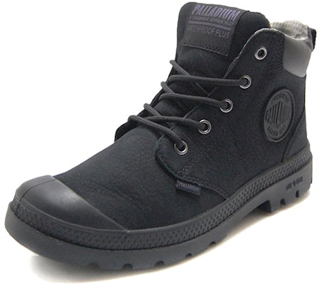 Palladium Pampa Lite+ Cuff WP 'Black Outdoor High-Top' 76464-008-M Order Palladium Pampa Lite+ Cuff WP 'Black Outdoor High-Top' 76464-008-M