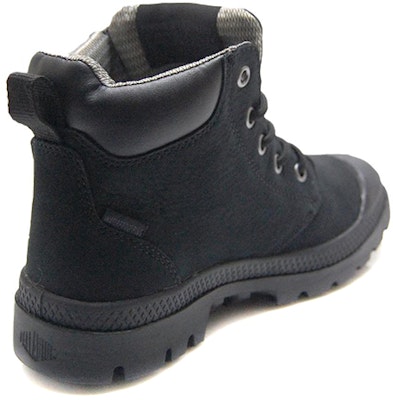 Palladium Pampa Lite+ Cuff WP 'Black Outdoor High-Top' 76464-008-M Shop Palladium Pampa Lite+ Cuff WP 'Black Outdoor High-Top' 76464-008-M