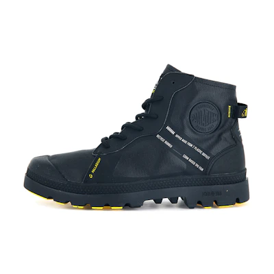 Palladium Pampa Lite+ RC WP+ 2 High 'Black Canvas'