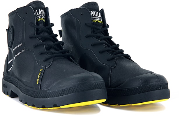 Palladium Pampa Lite+ RC WP+ 2 Altas 'Lienzo Negro' 77228-010-M Shop Palladium Pampa Lite+ RC WP+ 2 Altas 'Lienzo Negro' 77228-010-M