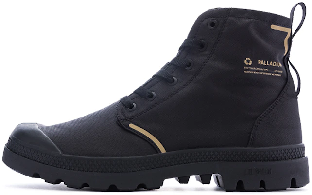 Palladium Pampa Lite+ RCYCL WP+ ''Schwarze Canvas High-Top Stiefel'' 76656-001-M Buy Palladium Pampa Lite+ RCYCL WP+ ''Schwarze Canvas High-Top Stiefel'' 76656-001-M
