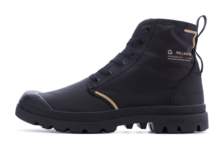 Palladium Pampa Lite+ RCYCL WP+ 'Black Canvas High-Top' 76656-001-M