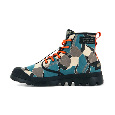 Palladium Pampa Lite Overlab 'Blue Grey Camo'