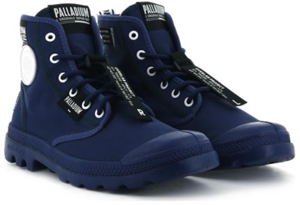 Palladium Pampa Lite Overlab 'Biru Laut' 76639-425-M Lookbook Palladium Pampa Lite Overlab 'Biru Laut' 76639-425-M