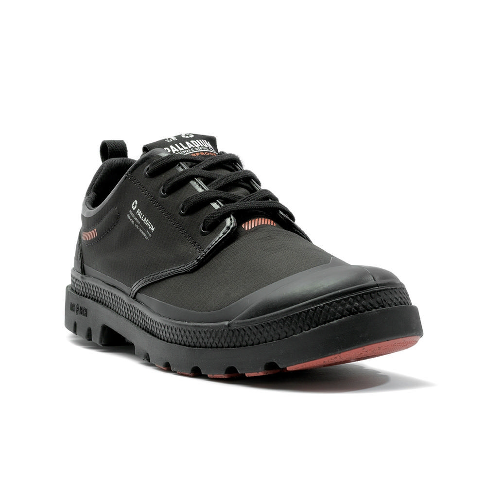 Lookbook Palladium PAMPA LO RCYL L+ WP+ Zwarte Casual Schoenen Zwart 79145008