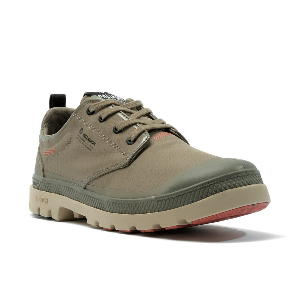 Lookbook Palladium PAMPA LO RCYL L+ WP+ 灰綠休閒鞋 - 綠色 79145308