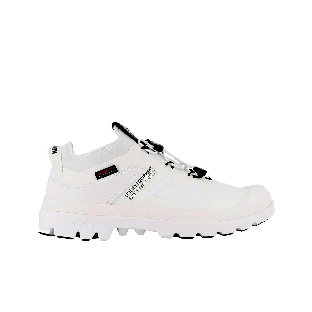 Palladium PAMPA LT+ LO XPLR WP+ Waterproof Boots Star White 74474116