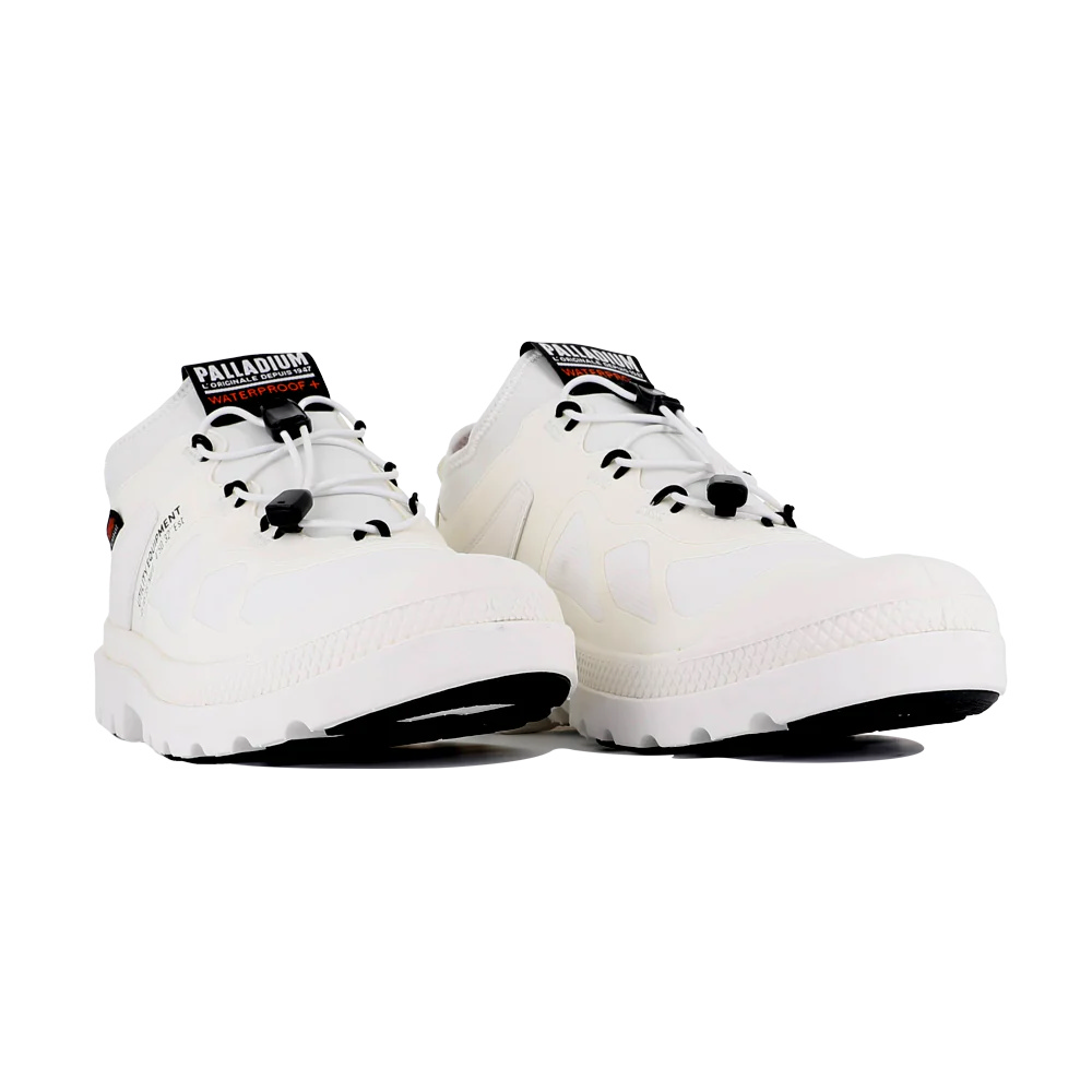 Details for Palladium PAMPA LT+ LO XPLR WP+ But Waterproof Putih Star 74474116