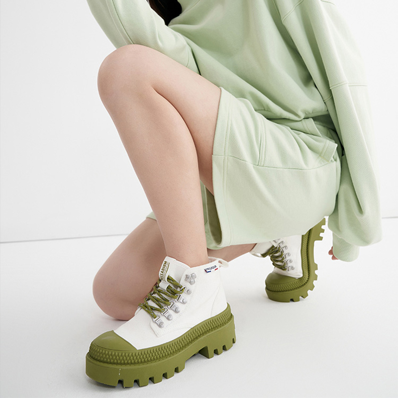 Cheap Palladium Pampa Mt Hi 'Blanco Brillante Verde' 78514-157-M