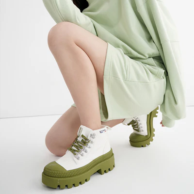 팔라디움 팜파 Mt Hi '브라이트 화이트 그린' 78514-157-M Cheap 팔라디움 팜파 Mt Hi '브라이트 화이트 그린' 78514-157-M