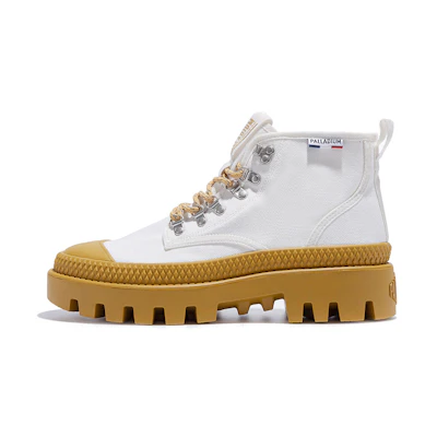 Palladium Pampa Mt Hi 'White Orange Yellow'
