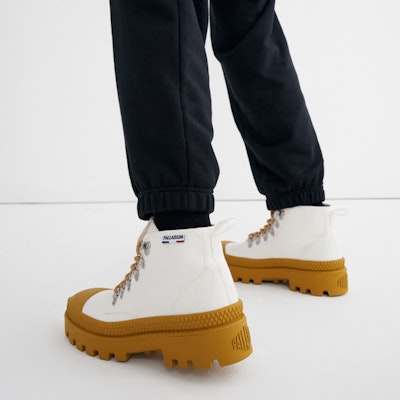 Palladium Pampa Mt Hi 'White Orange Yellow' 78514-169-M Sizing Palladium Pampa Mt Hi 'White Orange Yellow' 78514-169-M
