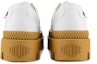 Shop Palladium Pampa Mt Lo 'Bright White Orange Yellow' 78515-169-M