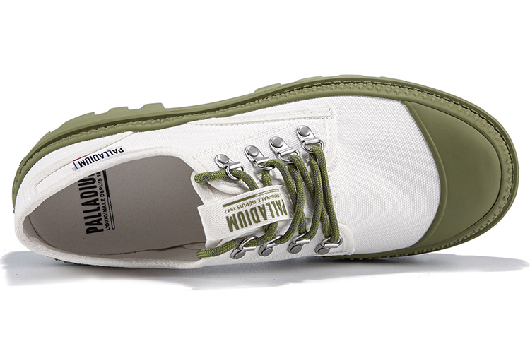 Lookbook 팔라디움 팜파 MtLo '브라이트 화이트 그린' 78515-157-M