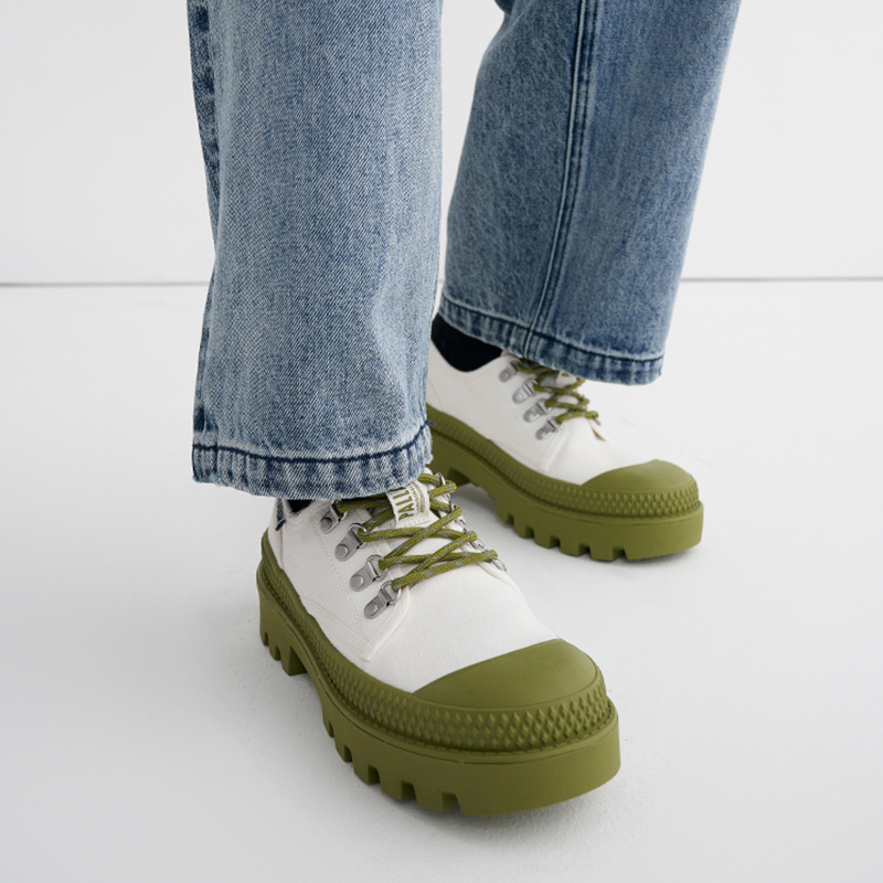 Sizing 팔라디움 팜파 MtLo '브라이트 화이트 그린' 78515-157-M