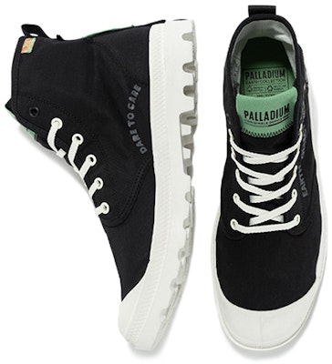 Palladium Pampa Orgánica Alta Lona 'Metro Negro Blanco' 77022-008-M Shop Palladium Pampa Orgánica Alta Lona 'Metro Negro Blanco' 77022-008-M