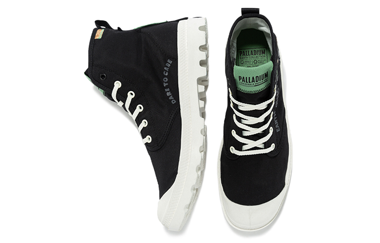 Purchase Palladium Pampa Organic High Top Canvas 'Metro Black White' 77022-008-M