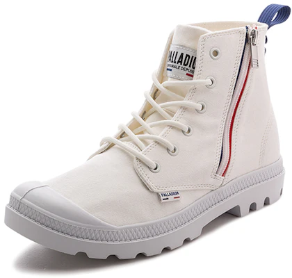 Palladium Pampa Outzip High ''Weißer Canvas'' 76663-116-M Order Palladium Pampa Outzip High ''Weißer Canvas'' 76663-116-M