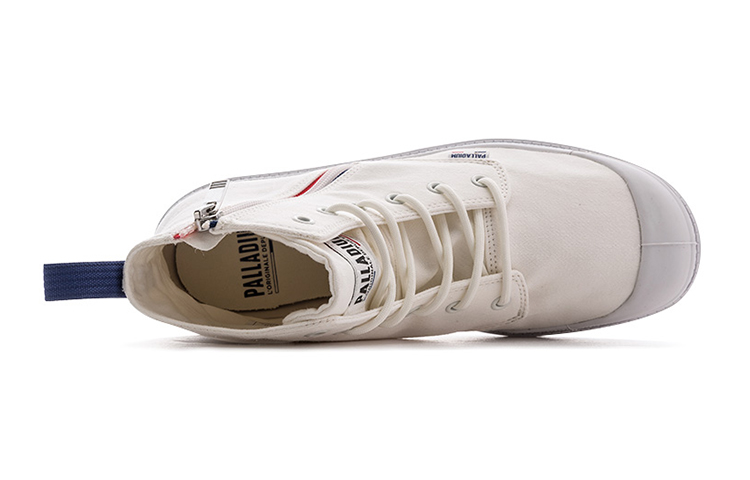 Shop Palladium Pampa Outzip High ''Weißer Canvas'' 76663-116-M