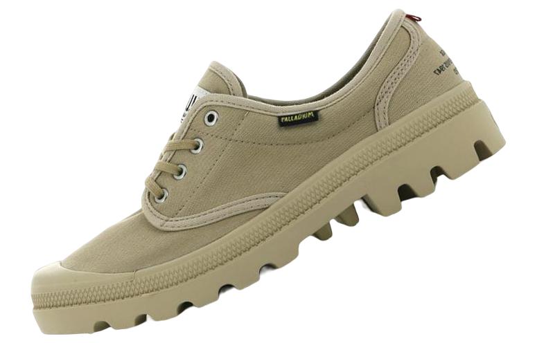 Lookbook Palladium Pampa Ox 'Legion Comfort Casual Canvas - Abu-abu Coklat' 77020-279-M
