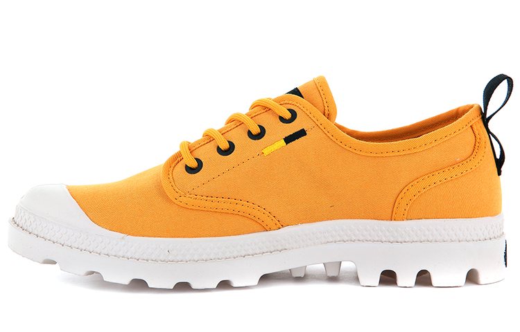 Palladium Pampa OX HTG Supply 'Yellow Low-Top Canvas'