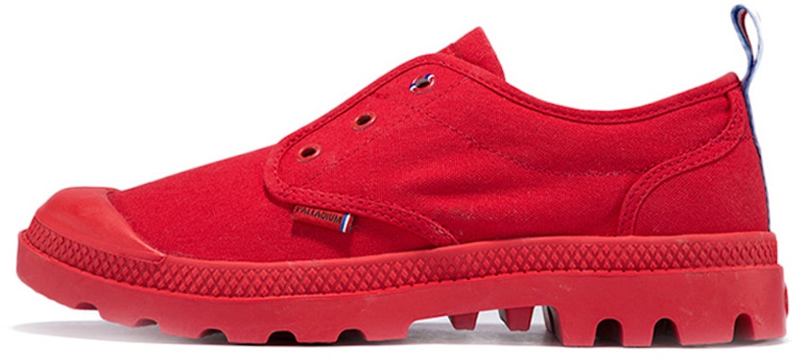 Palladium Pampa Oxford Slip-On 'Red Canvas' 75182-646-M Buy Palladium Pampa Oxford Slip-On 'Red Canvas' 75182-646-M