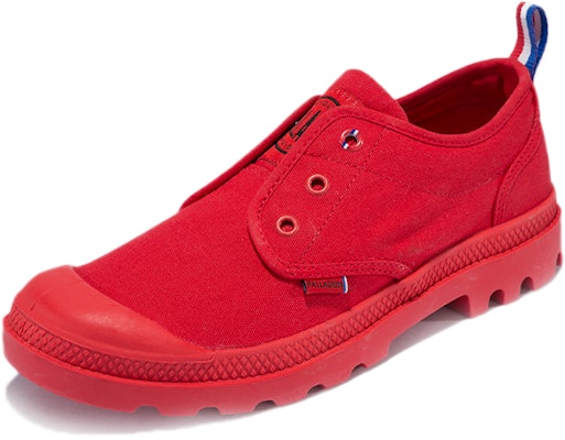 Palladium Pampa Oxford Slip-On 'Red Canvas' 75182-646-M Order Palladium Pampa Oxford Slip-On 'Red Canvas' 75182-646-M