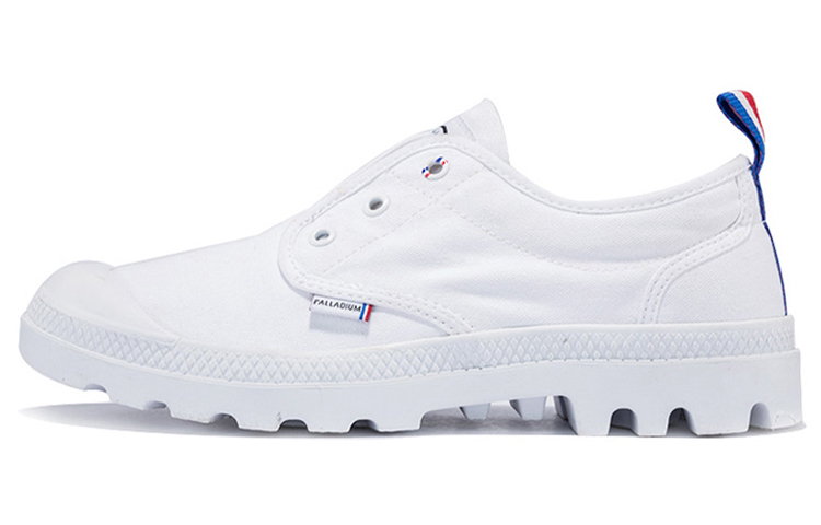 Palladium Pampa Oxford Slip On 'White Canvas'