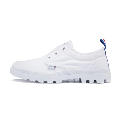 Palladium Pampa Oxford Slip On 'White Canvas'