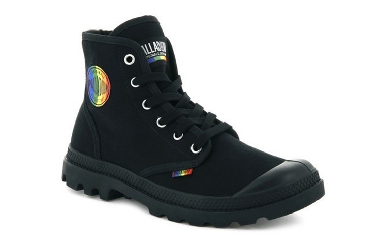 Lookbook Palladium Pampa Pride High 'Lona Negra' 76521-054-M