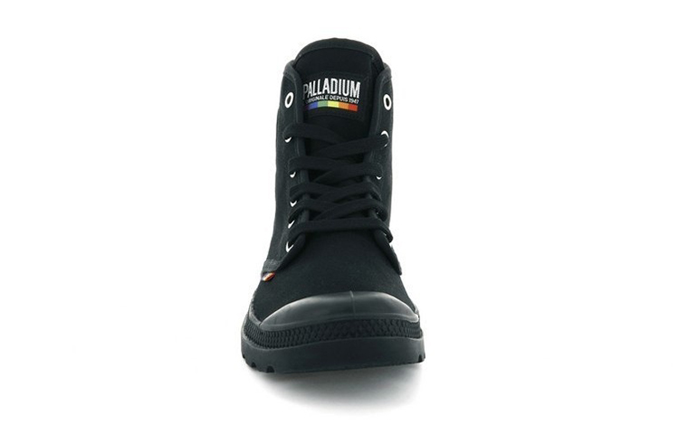 Shop Palladium Pampa Pride High 'Lona Negra' 76521-054-M