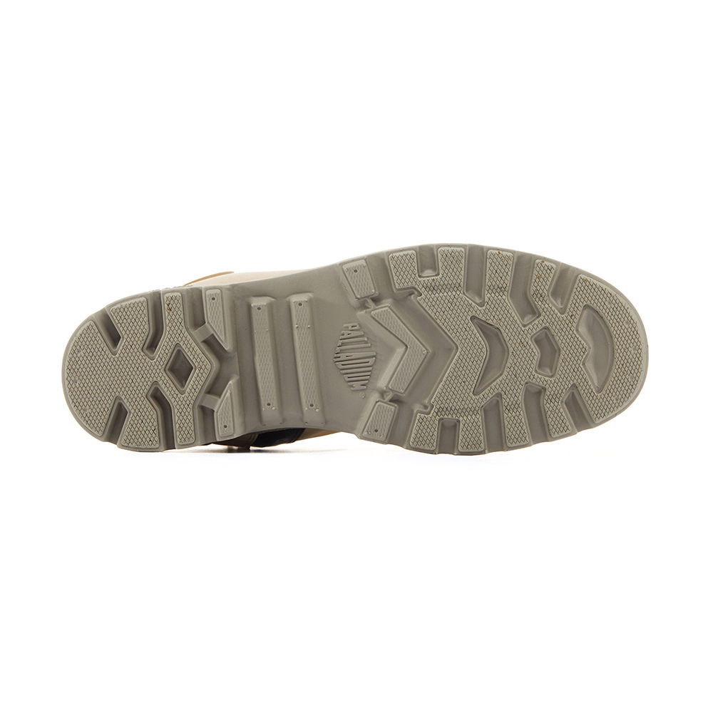 Shop Palladium Pampa RCY LT+WP+ZIP 沙漠金防水靴 74066274