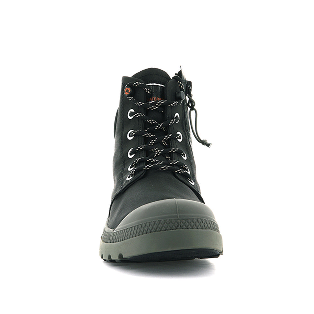 Order パラディウム PAMPA RCYCL LT+WP+Z 防水軽量ブーツ ブラック/オリーブ 77037008