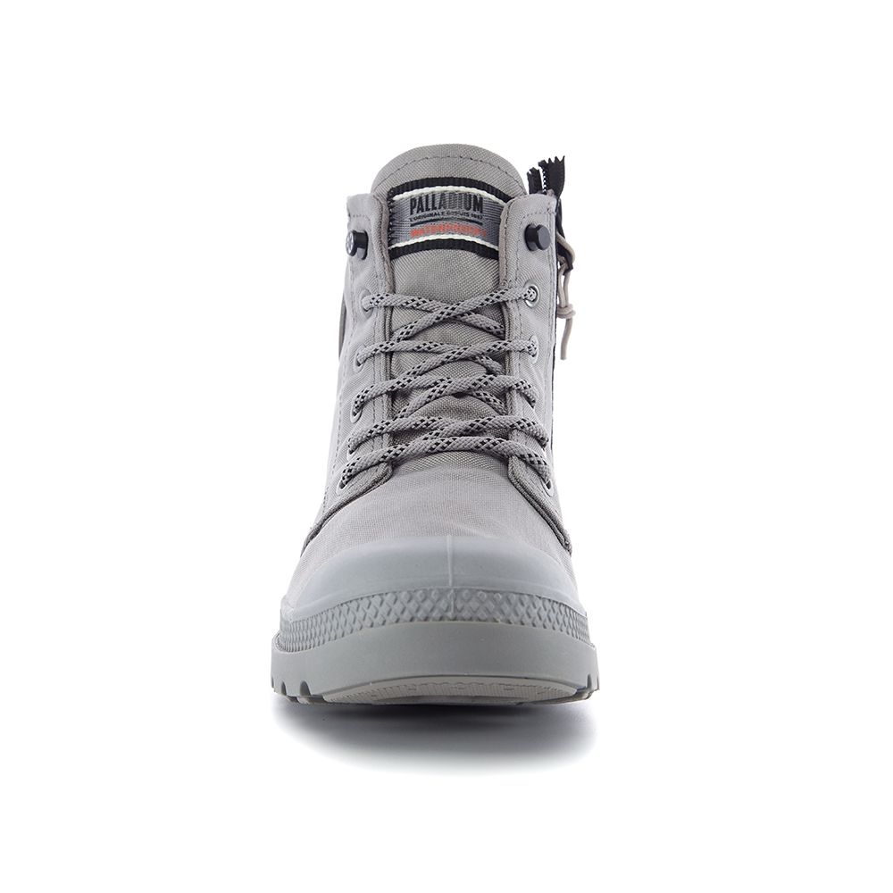 Order パラディウム PAMPA RCYCL LT+WP+Z 防水ブーツ グレー 77037071