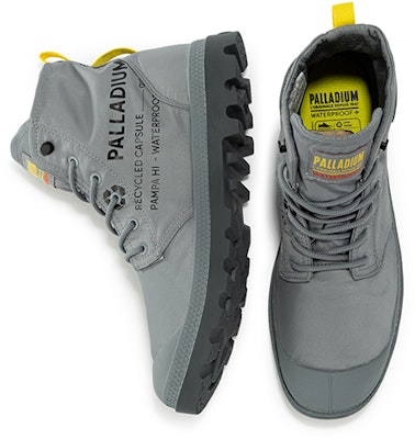 Palladium Pampa Rcycl Wp 2 防水功能 高筒休閒帆布鞋 石碑灰 Shop Palladium Pampa Rcycl Wp 2 防水功能 高筒休閒帆布鞋 石碑灰