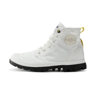 Palladium Pampa Rcycl WP 2 'White High-Top Waterproof Canvas'
