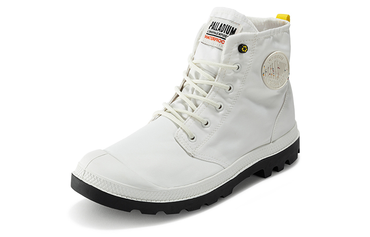 Palladium Pampa Rcycl WP 2 'White High-Top Waterproof Canvas' 圖 2