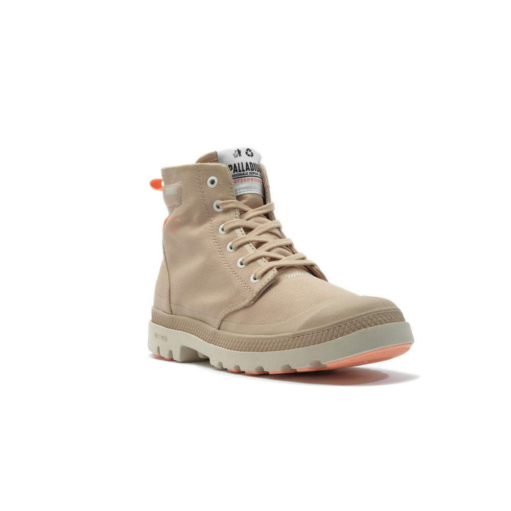 Lookbook Palladium Pampa RCYL L+ WP+ 米色棕咖休閒鞋 78848235