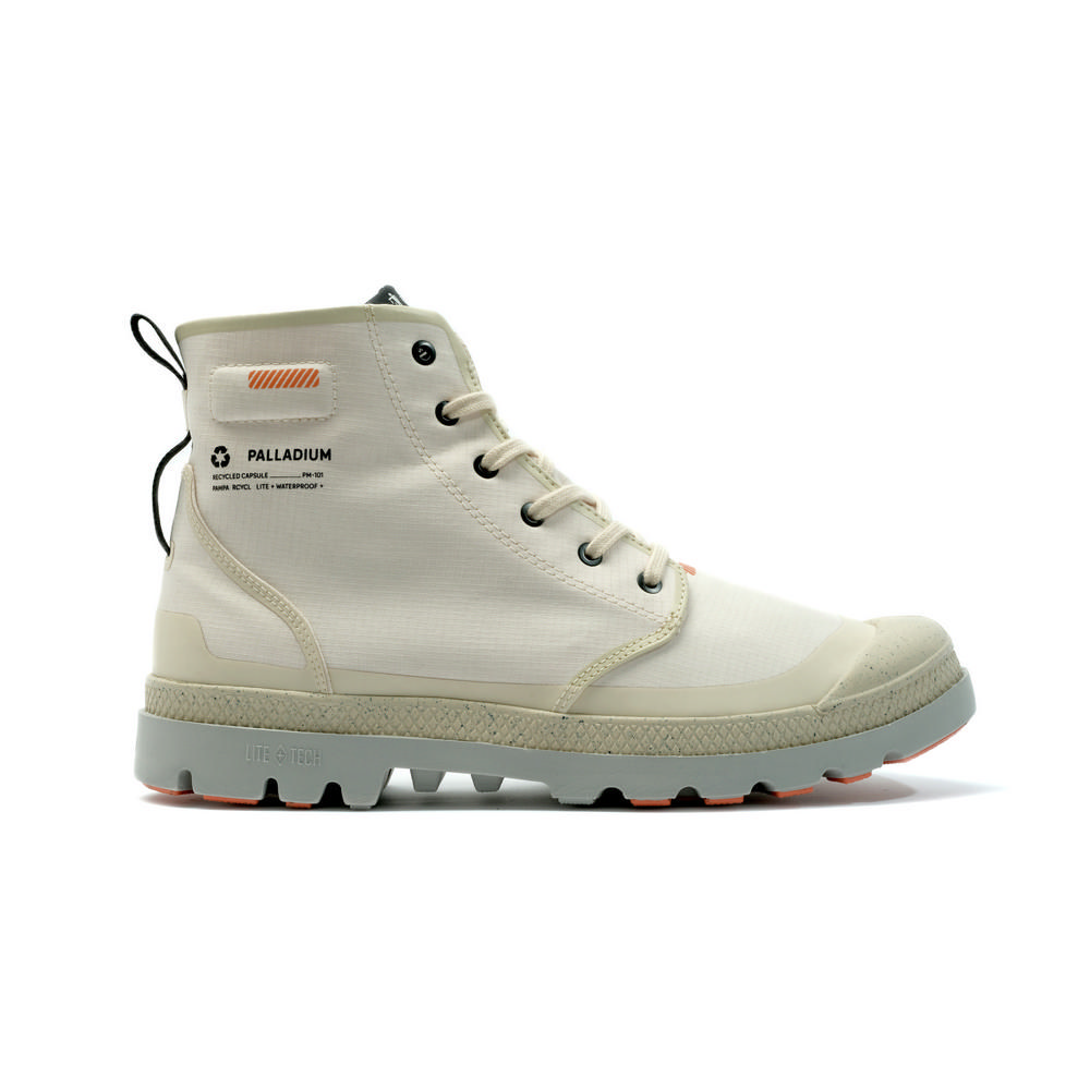 Palladium PAMPA RCYL L+ WP+ Sahara White Casual Shoes 78848210
