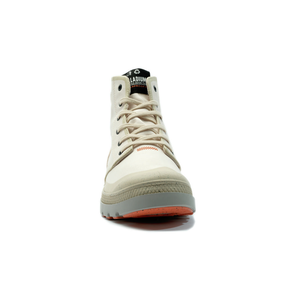 Shop Palladium PAMPA RCYL L+ WP+ Sahara Putih Sepatu Kasual 78848210