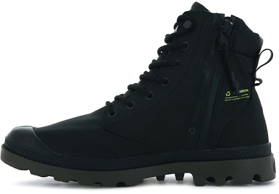 Palladium Pampa Sc Recycle WP+ High 'Black Waterproof Canvas' 76869-008-M Buy Palladium Pampa Sc Recycle WP+ High 'Black Waterproof Canvas' 76869-008-M