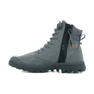 Palladium Pampa Sc Recycle WP+N High 'Grey Waterproof Canvas'