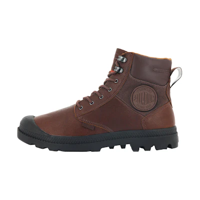 Palladium Pampa Shield WP+ LTH High-Top 'Brown Outdoor'