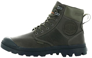 Palladium Pampa Shield WP+ Lth High 'Olive Green' 76844-383-M Palladium Pampa Shield WP+ Lth High 'Olive Green' 76844-383-M