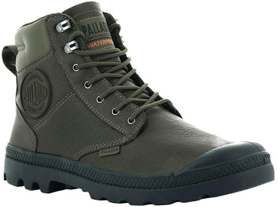 Palladium Pampa Shield WP+ Lth High ''Hijau Zaitun''. 76844-383-M Lookbook Palladium Pampa Shield WP+ Lth High ''Hijau Zaitun''. 76844-383-M
