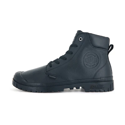 Palladium Pampa Sp20 Cuff Leather 'Black Fashion'