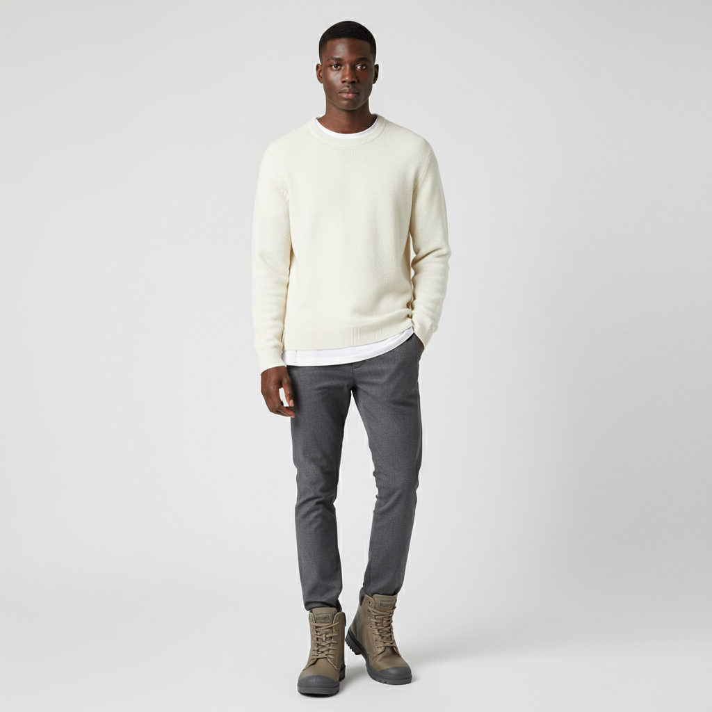 Lookbook Palladium Pampa Sp20 Cuff Leather ''Walnut'' Kulit Coklat. 77236-243-M