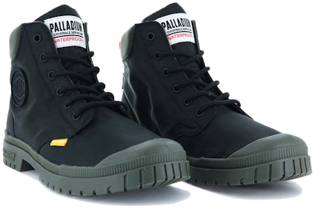 Palladium Pampa SP20 Cuff WP+ ''Hitam Hijau'' 76835-077-M Shop Palladium Pampa SP20 Cuff WP+ ''Hitam Hijau'' 76835-077-M