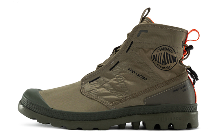 Buy Palladium Pampa Travel Lite Hoog ''Donkergroen Canvas'' 77039-308-M